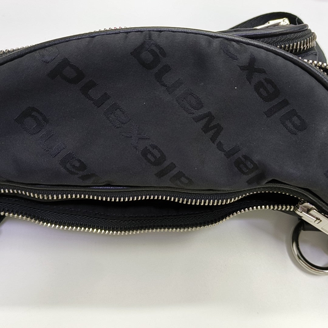 Fabric Belt Bag Black