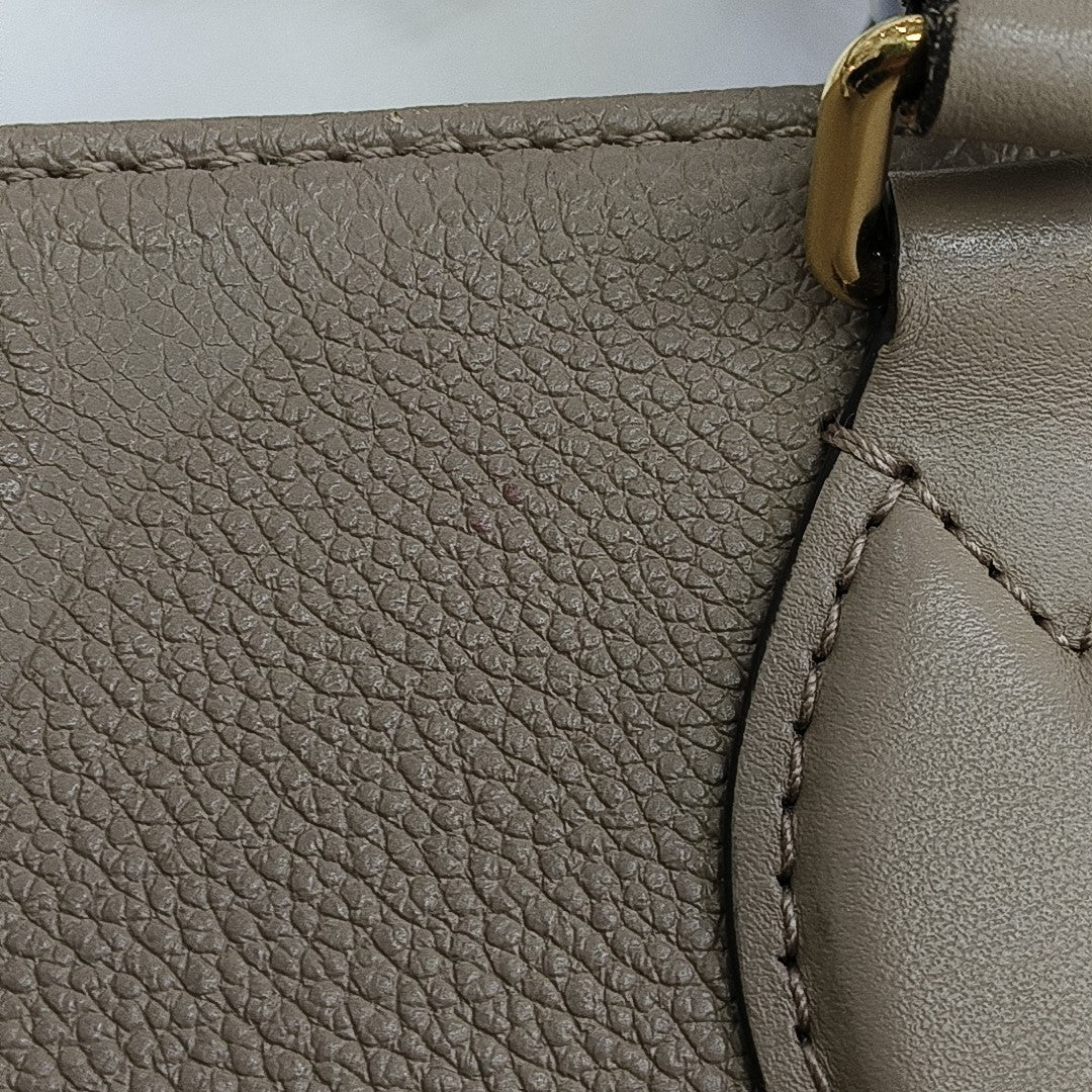 ONTHEGO MM Monogram Calfskin Grey