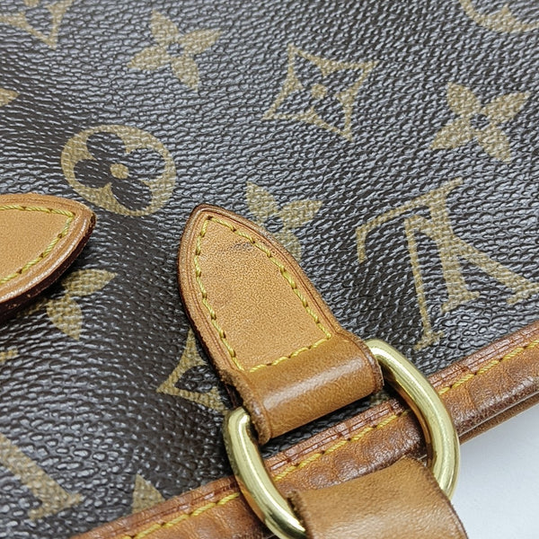 BATIGNOLLES MM Monogram Coated Canvas Brown