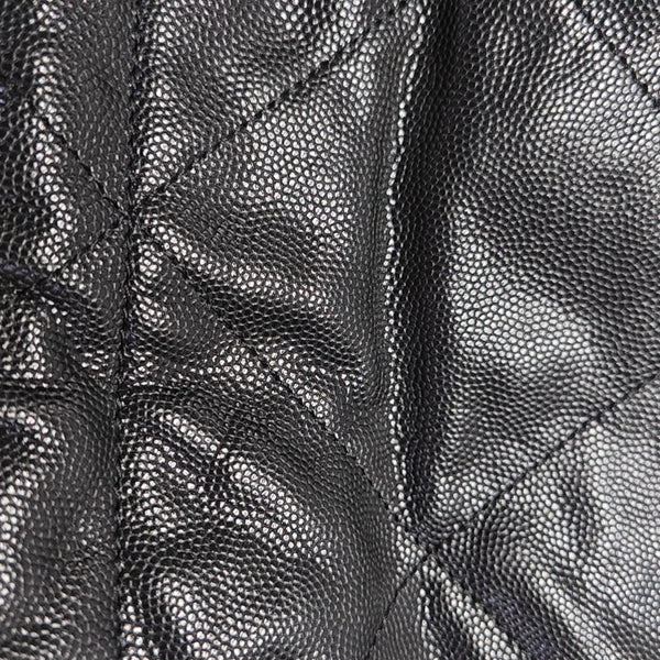 CHANEL 22 Mini Quilted Grained Calfskin Black