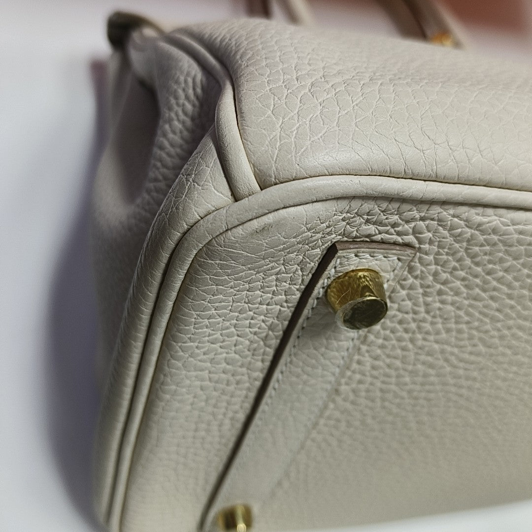 Birkin 30 Clemence White