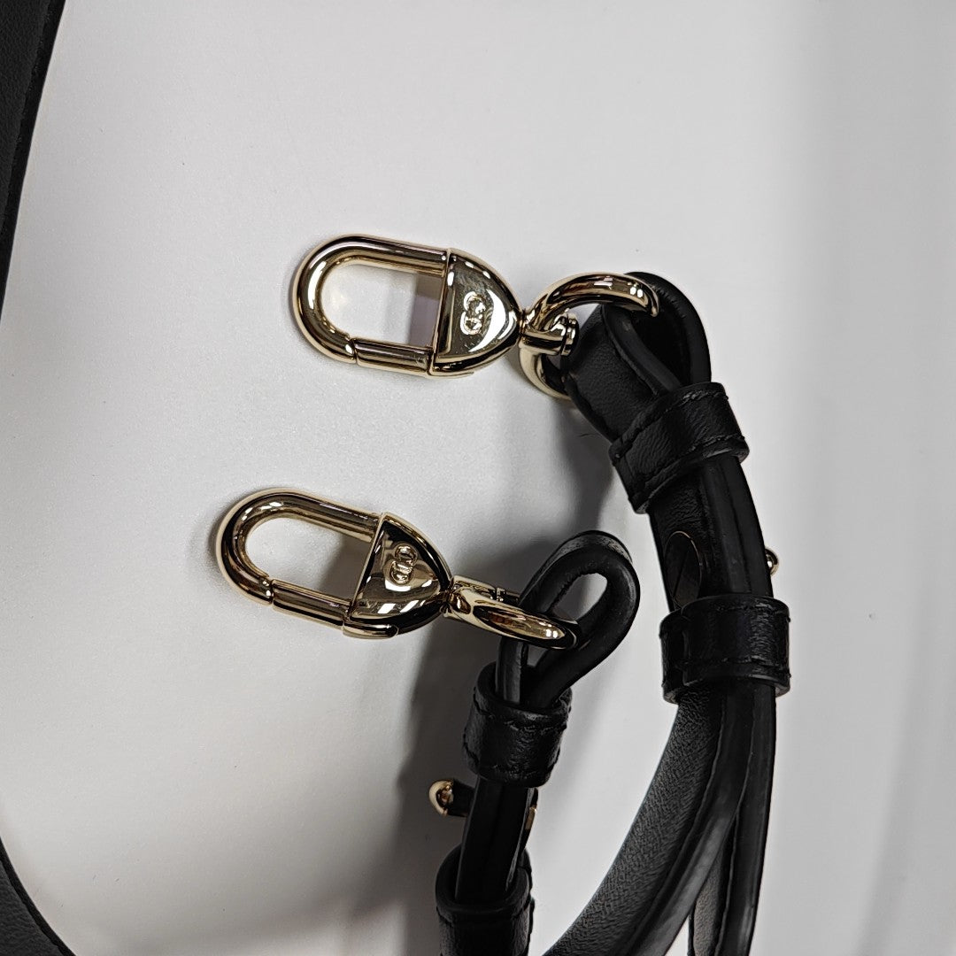 Lady Dior Small Cannage Lambskin Black