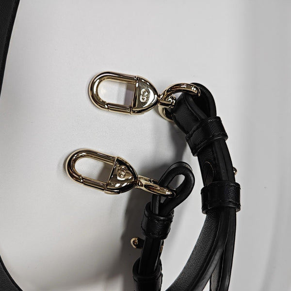 Lady Dior Small Cannage Lambskin Black