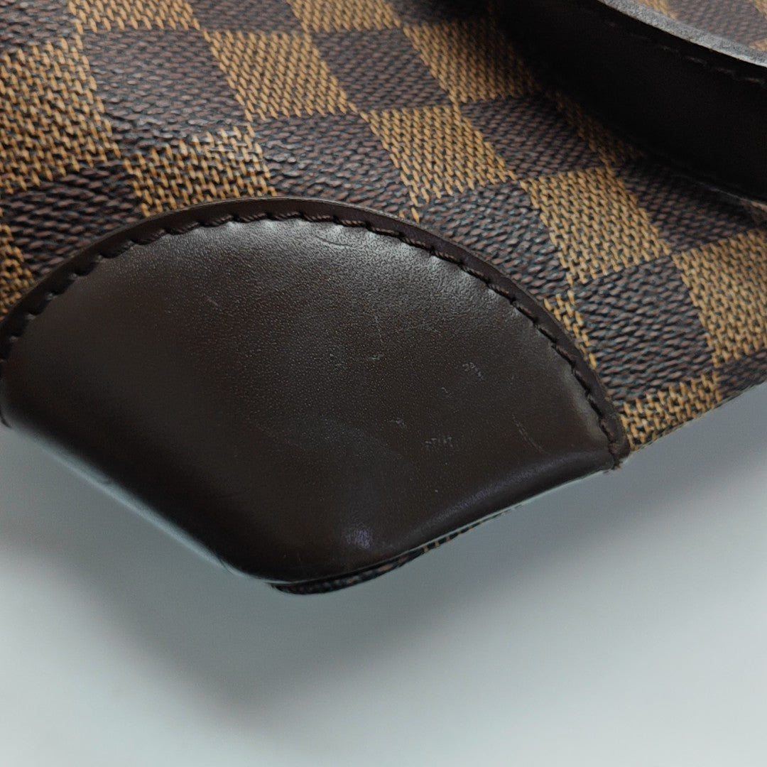 HAMPSTEAD PM Damier Ebene Coated Canvas Brown