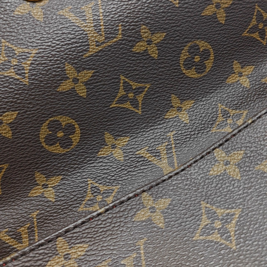 SAINT PLACIDE Monogram Coated Canvas Brown
