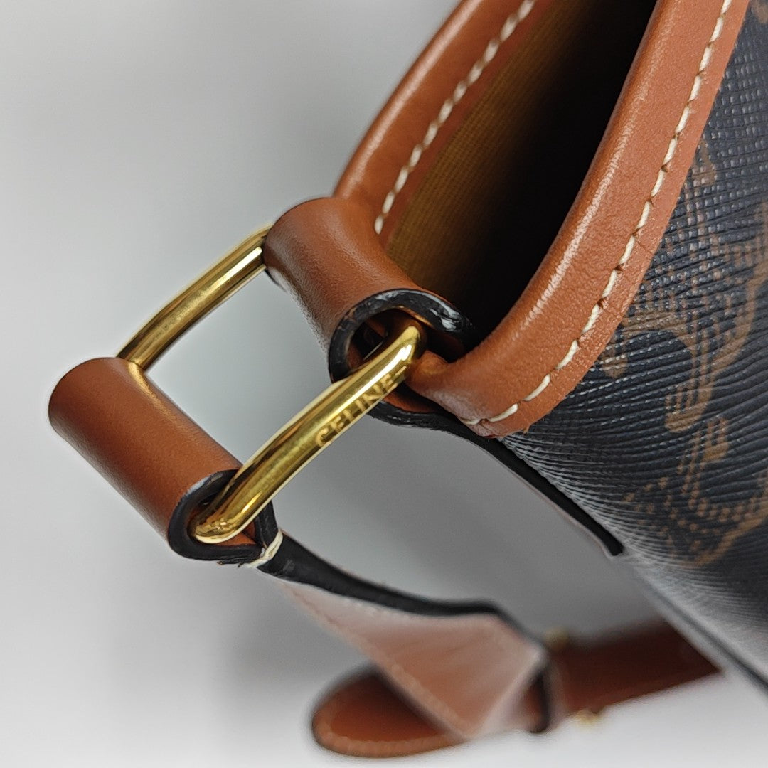 TRIOMPHE CANVAS Medium Coated Canvas Brown