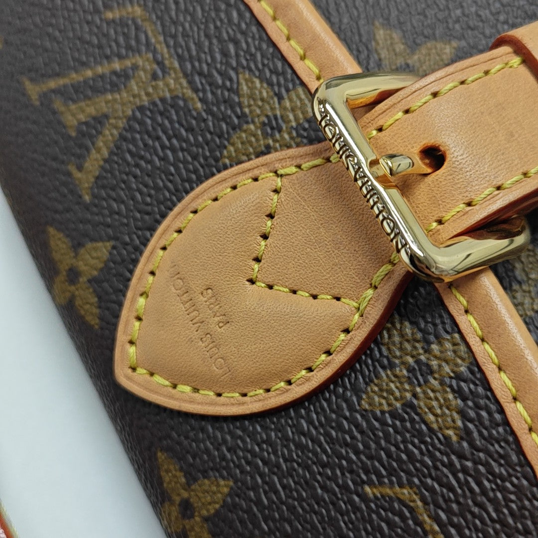 DIANE Nano Monogram Coated Canvas Brown