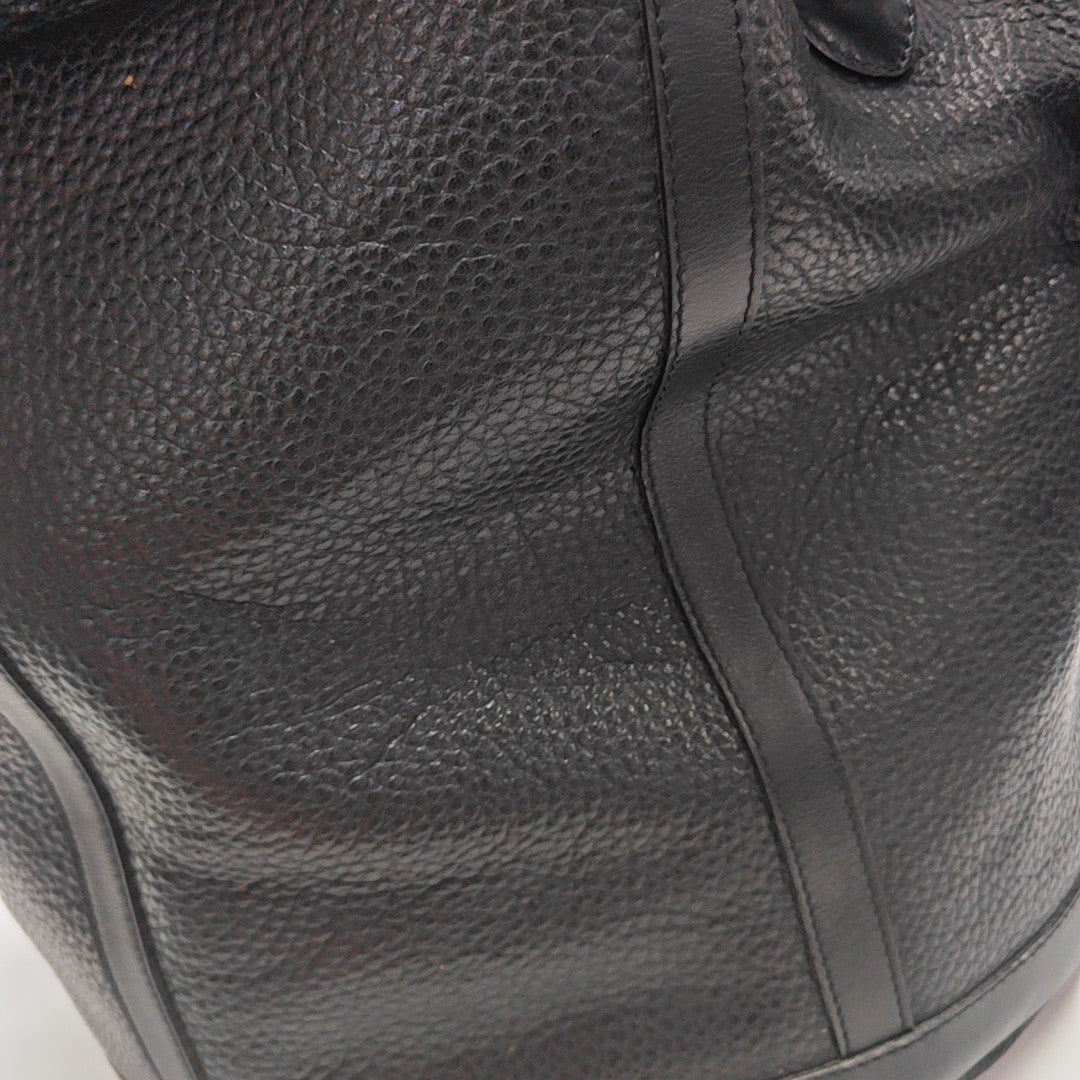 Calfskin Bucket Bag Black