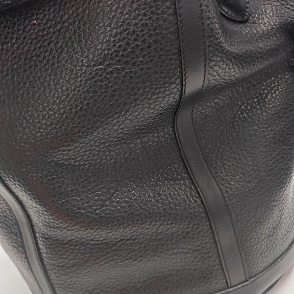 Calfskin Bucket Bag Black
