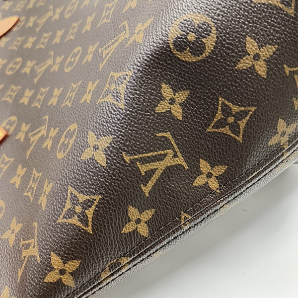 NEVERFULL MM Monogram Coated Canvas Brown