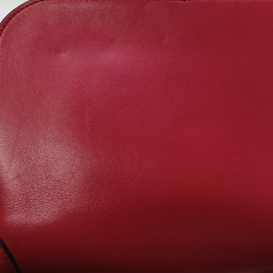Calfskin Shoulder Bag Red