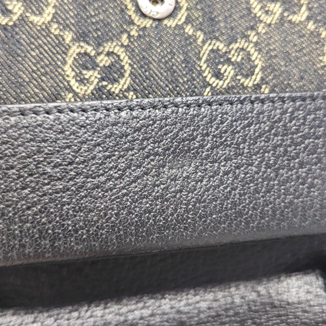 Dionysus Super Mini Monogram Denim Black