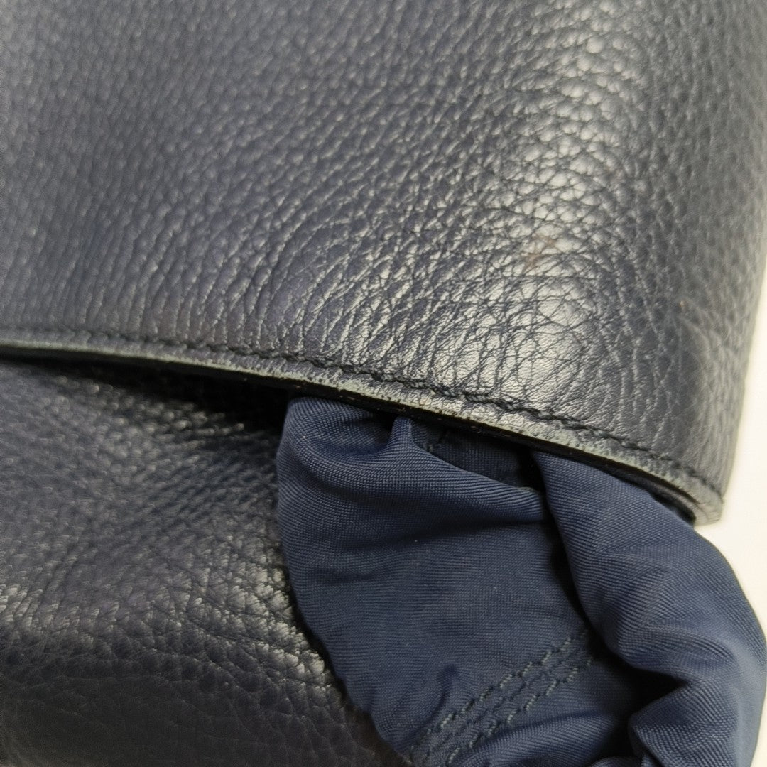 Calfskin Backpack Blue
