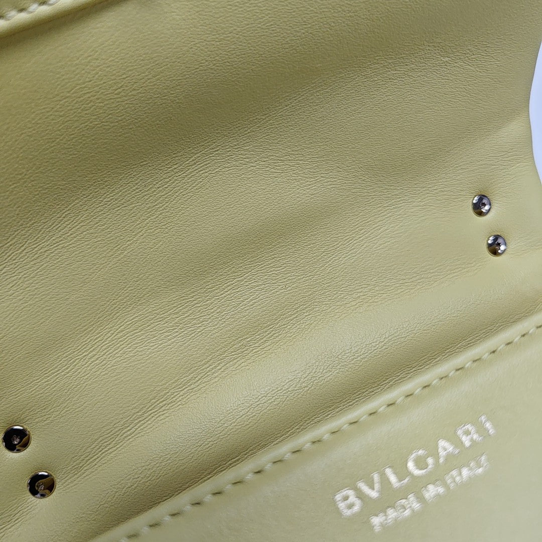 SERPENTI CABOCHON Mini Calfskin Yellow
