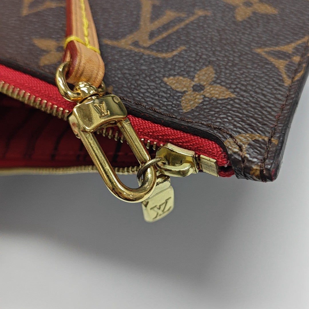 NEVERFULL PM Monogram Coated Canvas Brown