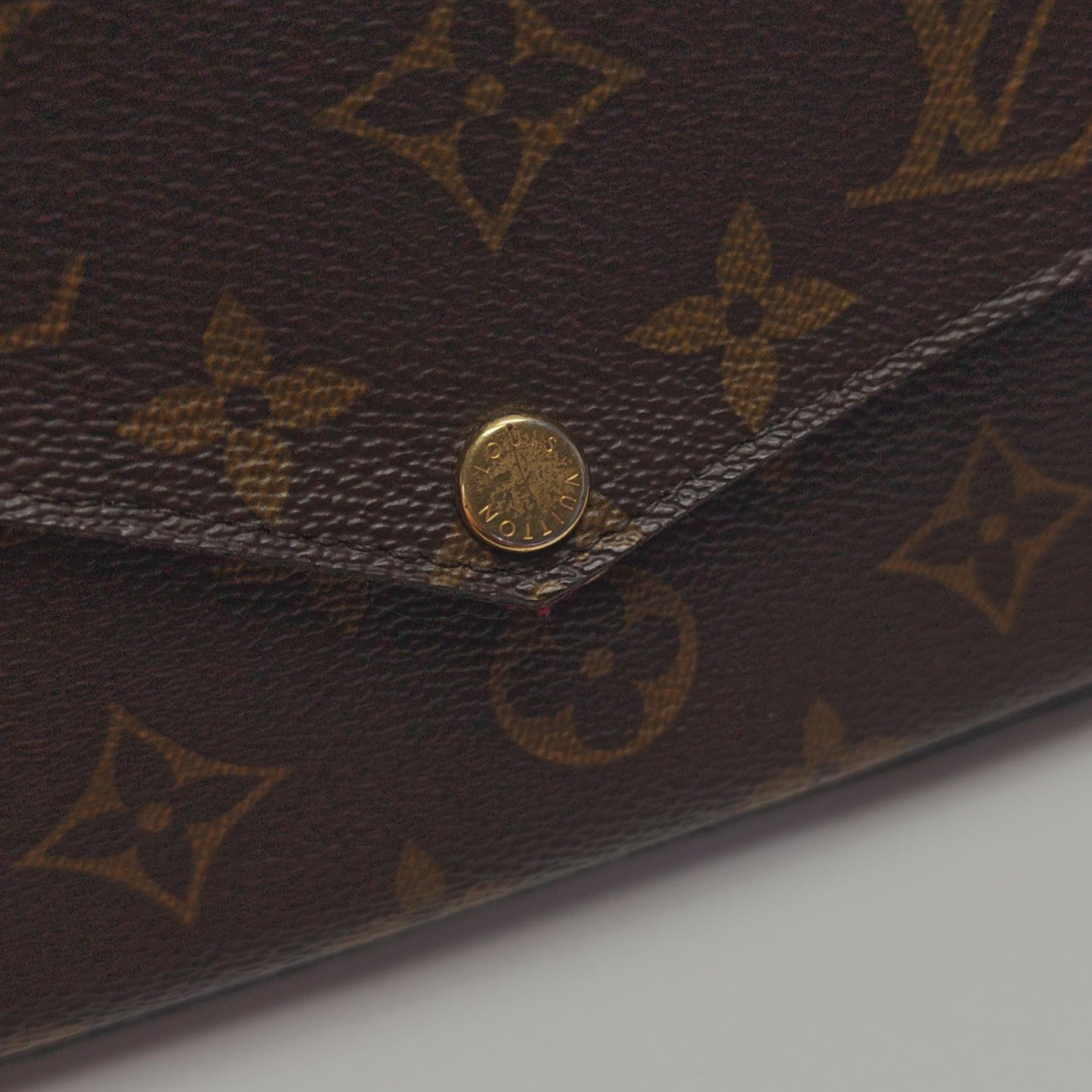 FÉLICIE Monogram Coated Canvas Brown