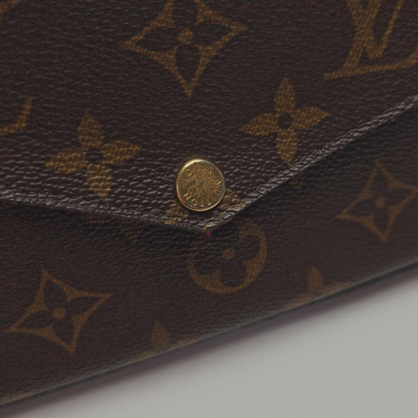 FÉLICIE Monogram Coated Canvas Brown
