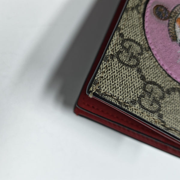 Monogram Coated Canvas Wallet Beige