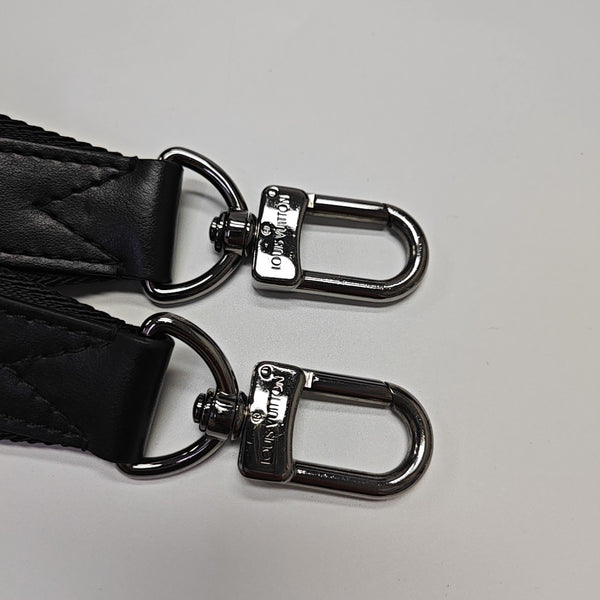 KEEPALL 25 Monogram Coated Canvas Black
