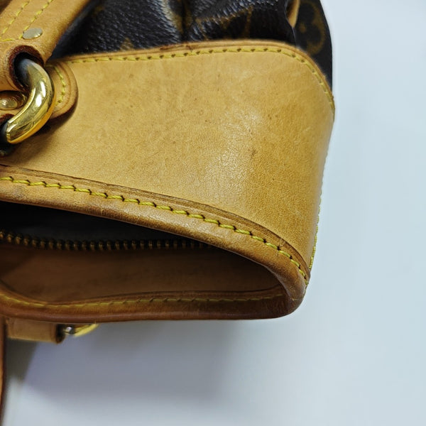 VINTAGE BOETIE PM Monogram Coated Canvas Brown