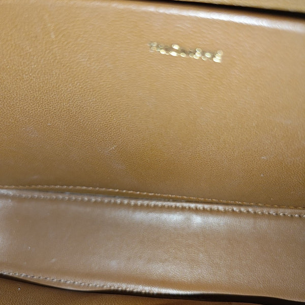 TRIOMPHE Small Coated Canvas Brown
