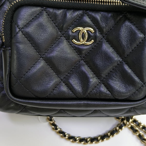 Quilted Lambskin Black