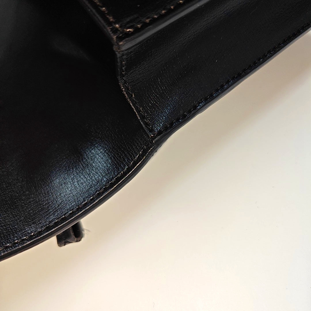 SUNSET Medium Calfskin Black