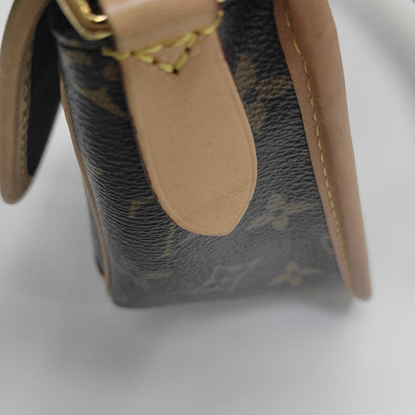 DIANE Monogram Coated Canvas Brown