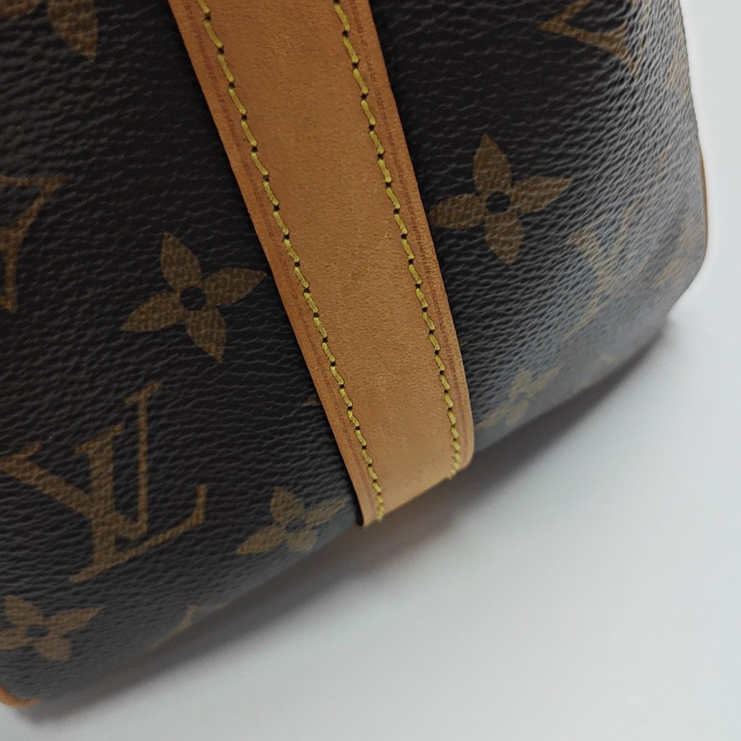 SPEEDY 25 Monogram Coated Canvas Brown