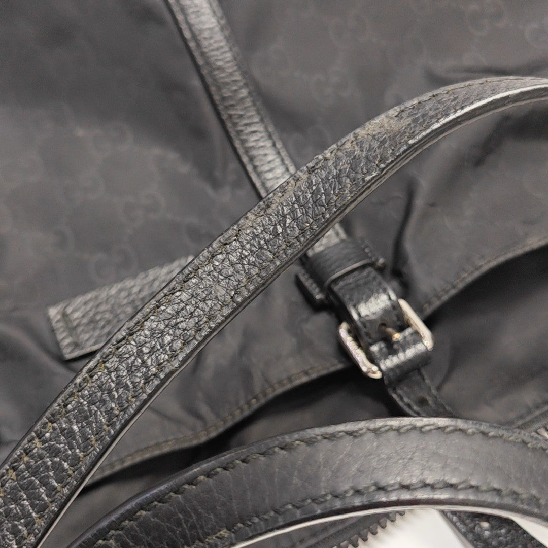GG Imprime Monogram Nylon Black