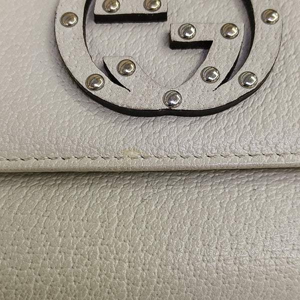Blondie Calfskin White Wallet