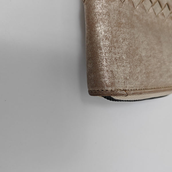 Calfskin Wallet Beige