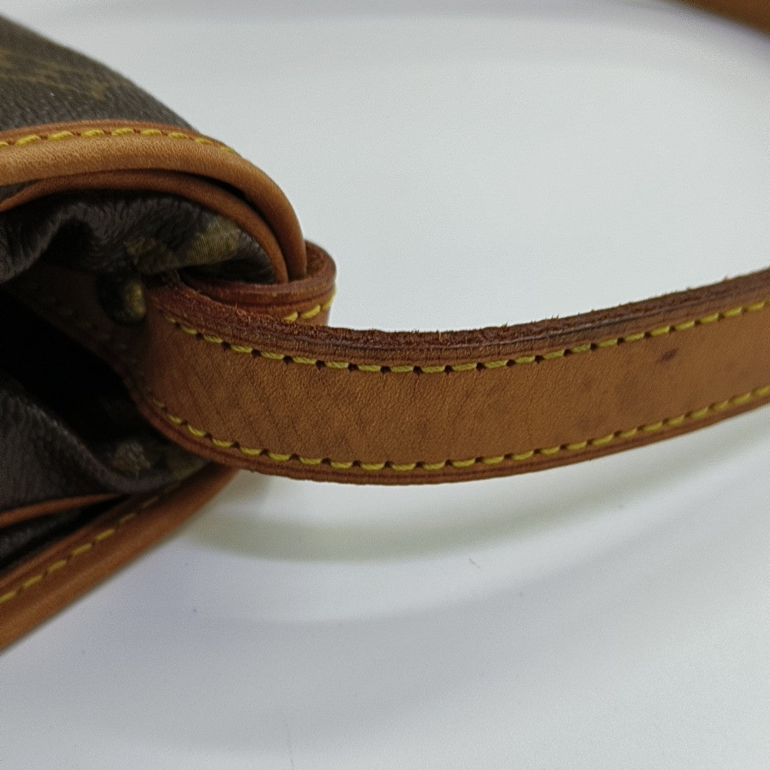 SAUMUR 30 Monogram Coated Canvas Brown