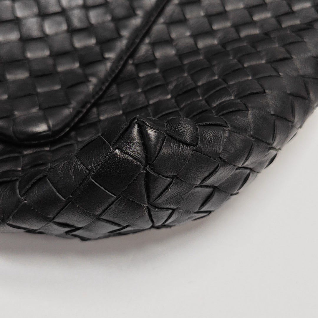 Calfskin Shoulder Bag Black