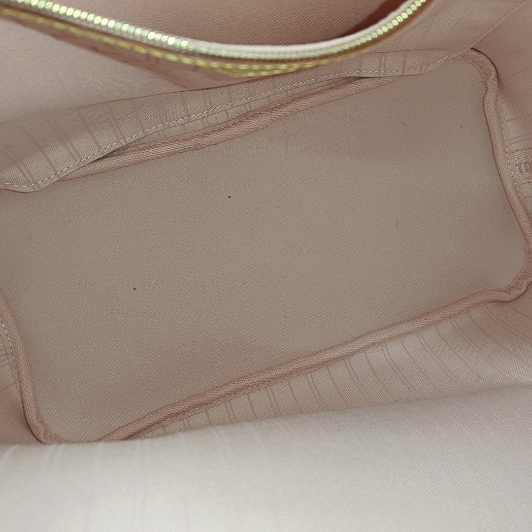 NEVERFULL MM Damier Azur Coated Canvas White