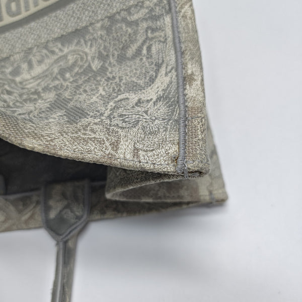 Book Tote Large Fabric Gray