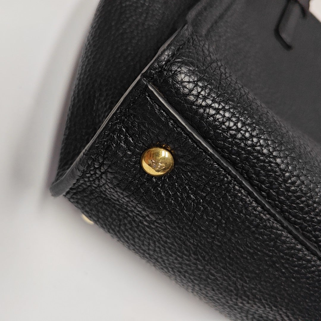 Amy Small Calfskin Black