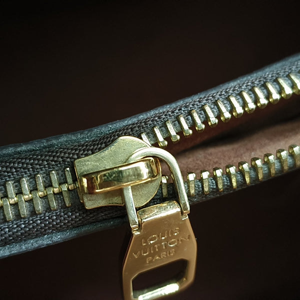 NÉONOÉ MM Monogram Coated Canvas Brown