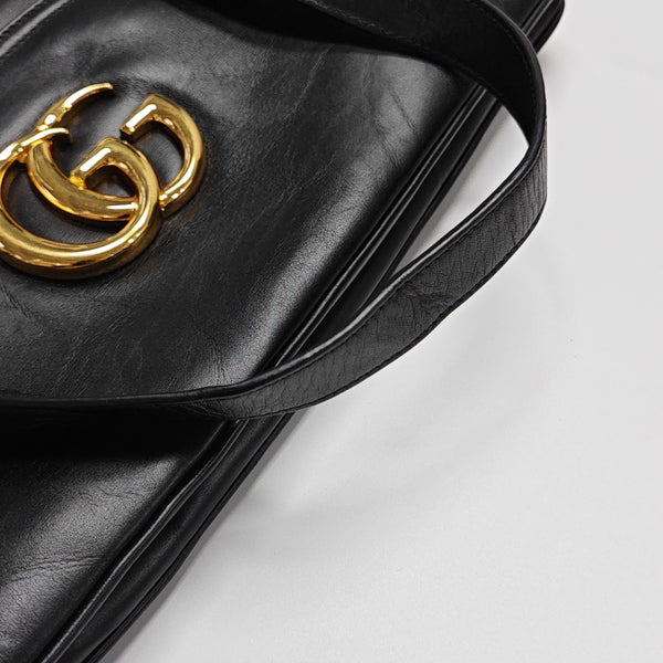 Arli Large Calfskin Black