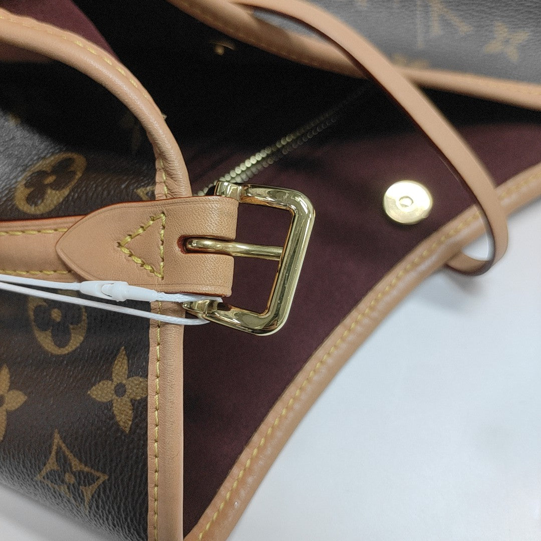 CARRYALL MM Monogram Coated Canvas Brown
