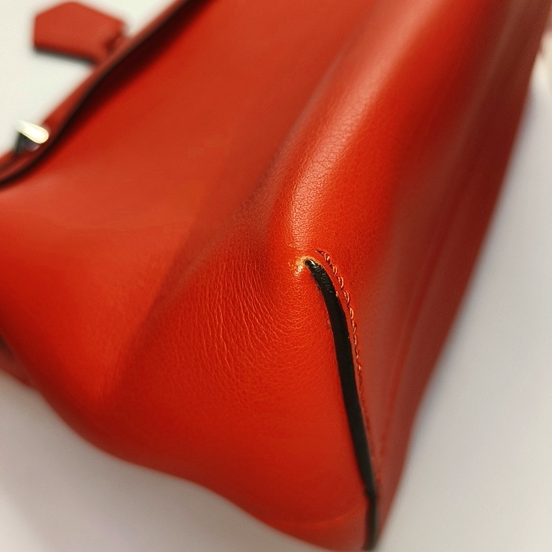 By The Way Medium Calfskin Orange