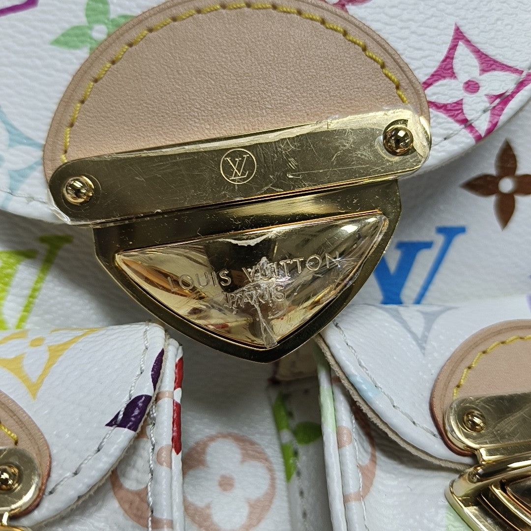 LV × TM VENICE Monogram Coated Canvas White