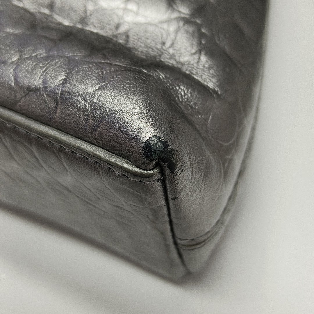 Downtown Calfskin Silver