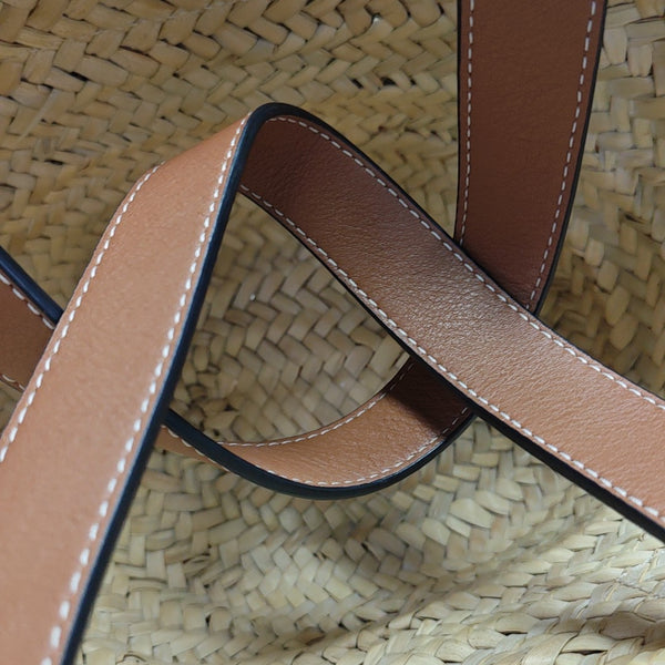 Basket Straw Beige