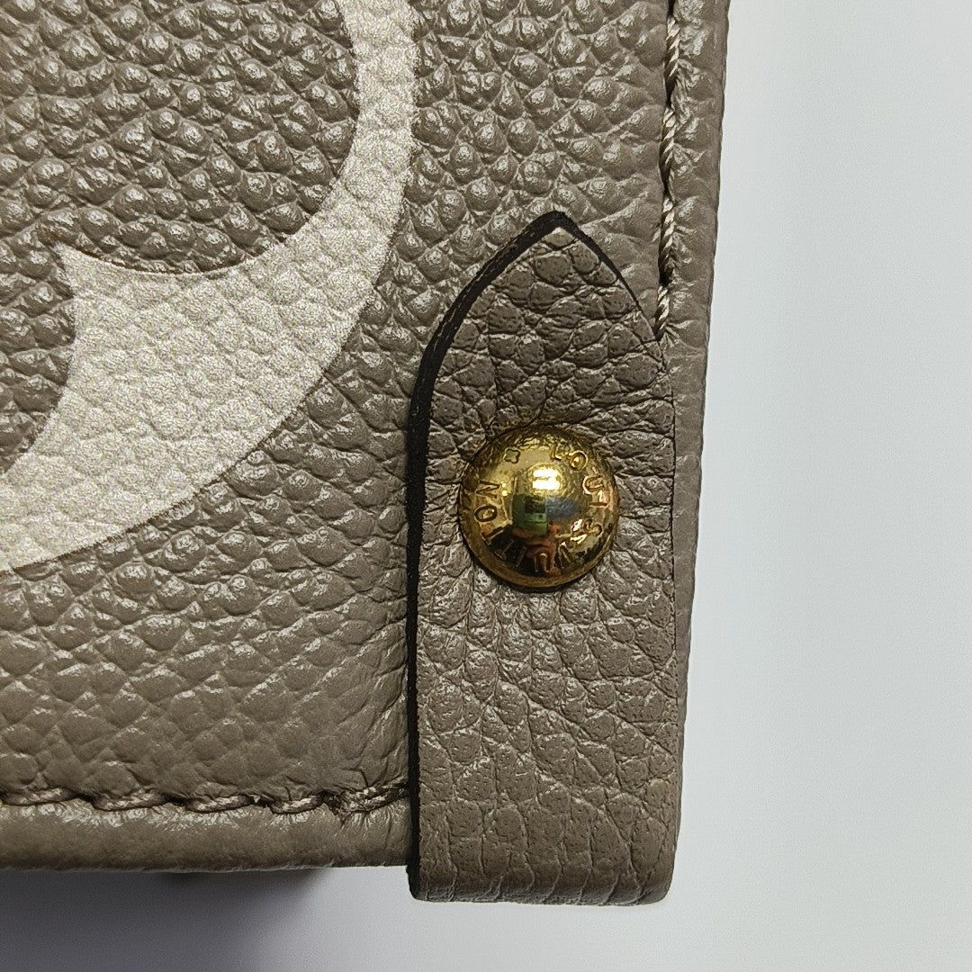 ONTHEGO MM Monogram Calfskin Gray