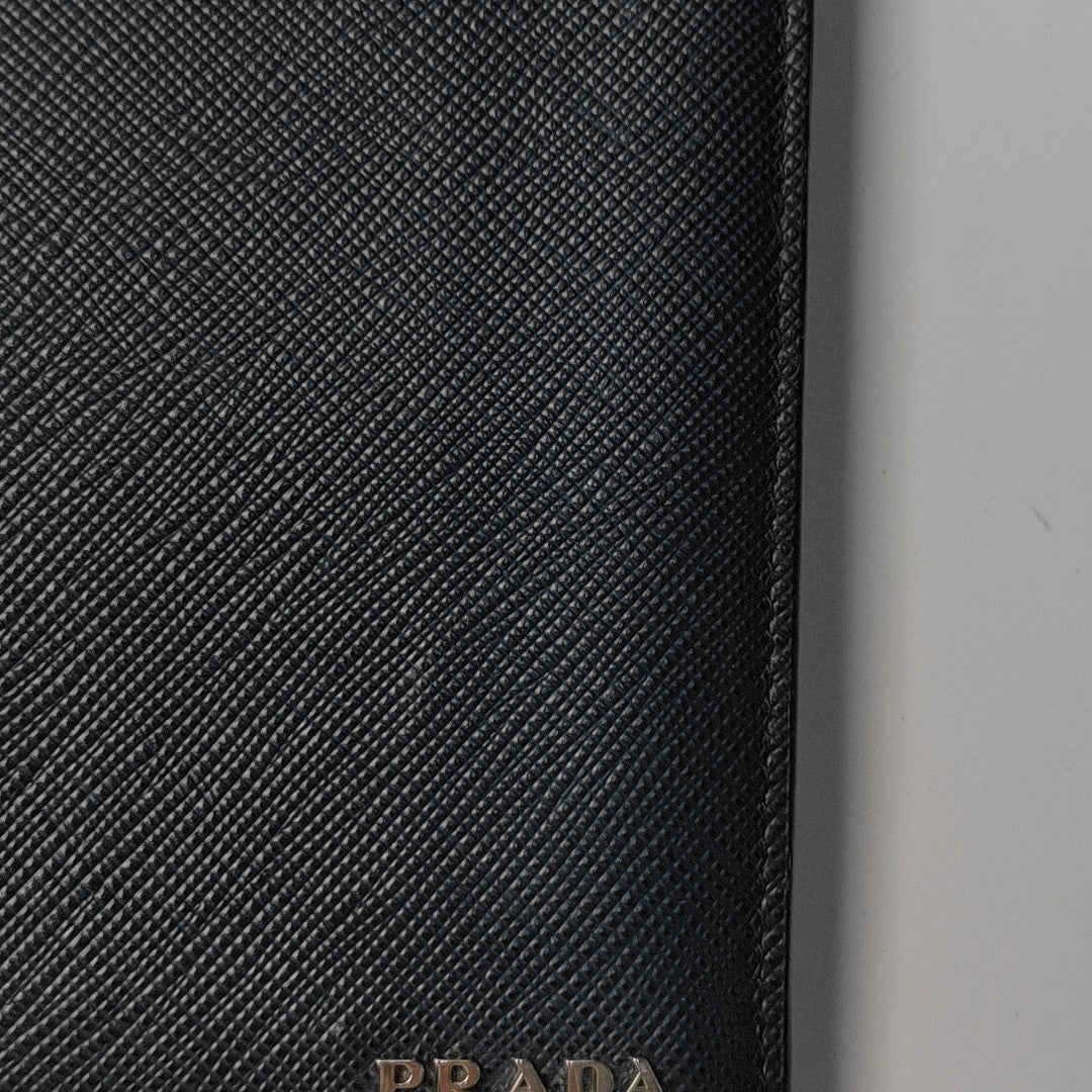 Saffiano Calfskin Wallet Blue