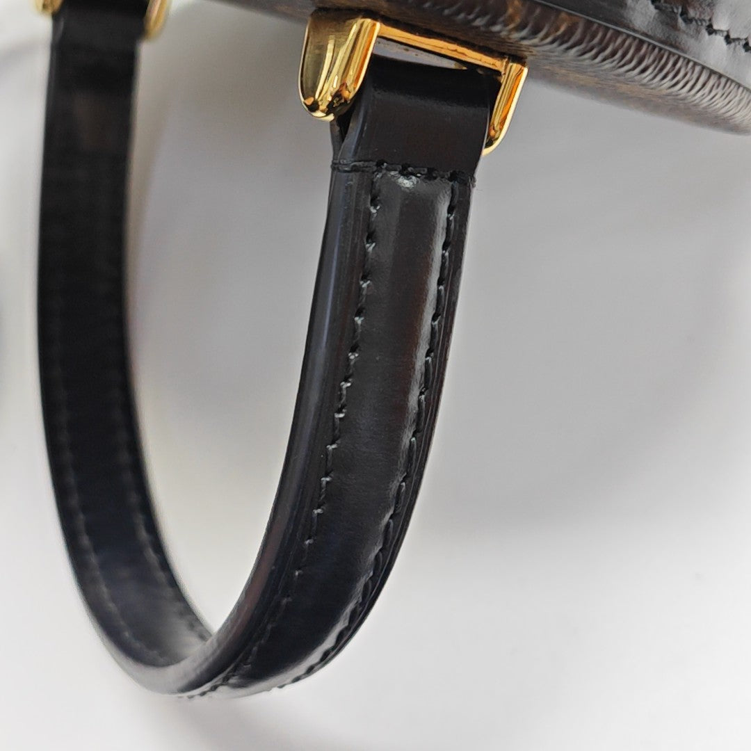 CANNES PM Monogram Coated Canvas Brown