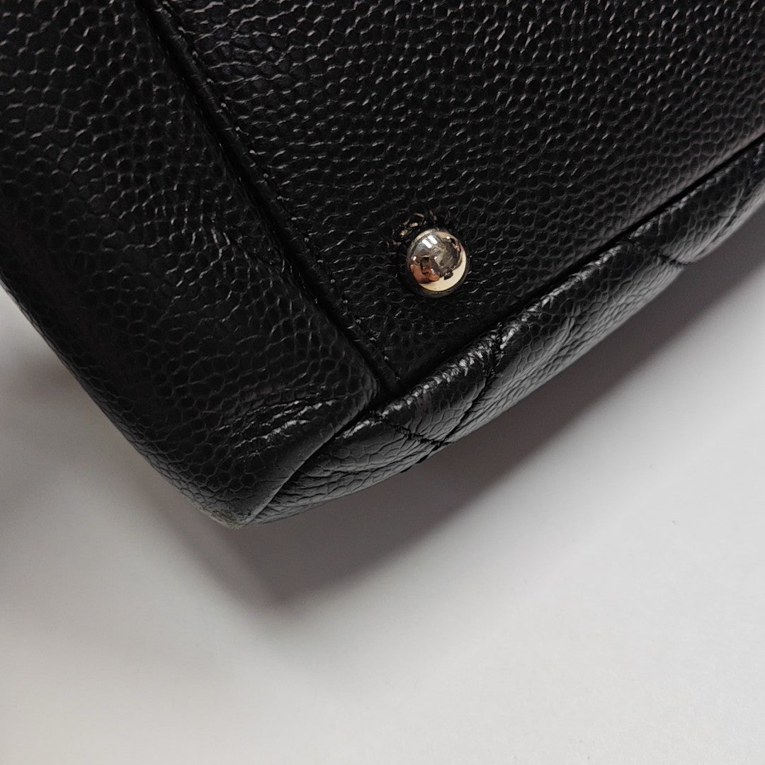 CC TIMELESS SOFT Quilted Grained Calfskin Black