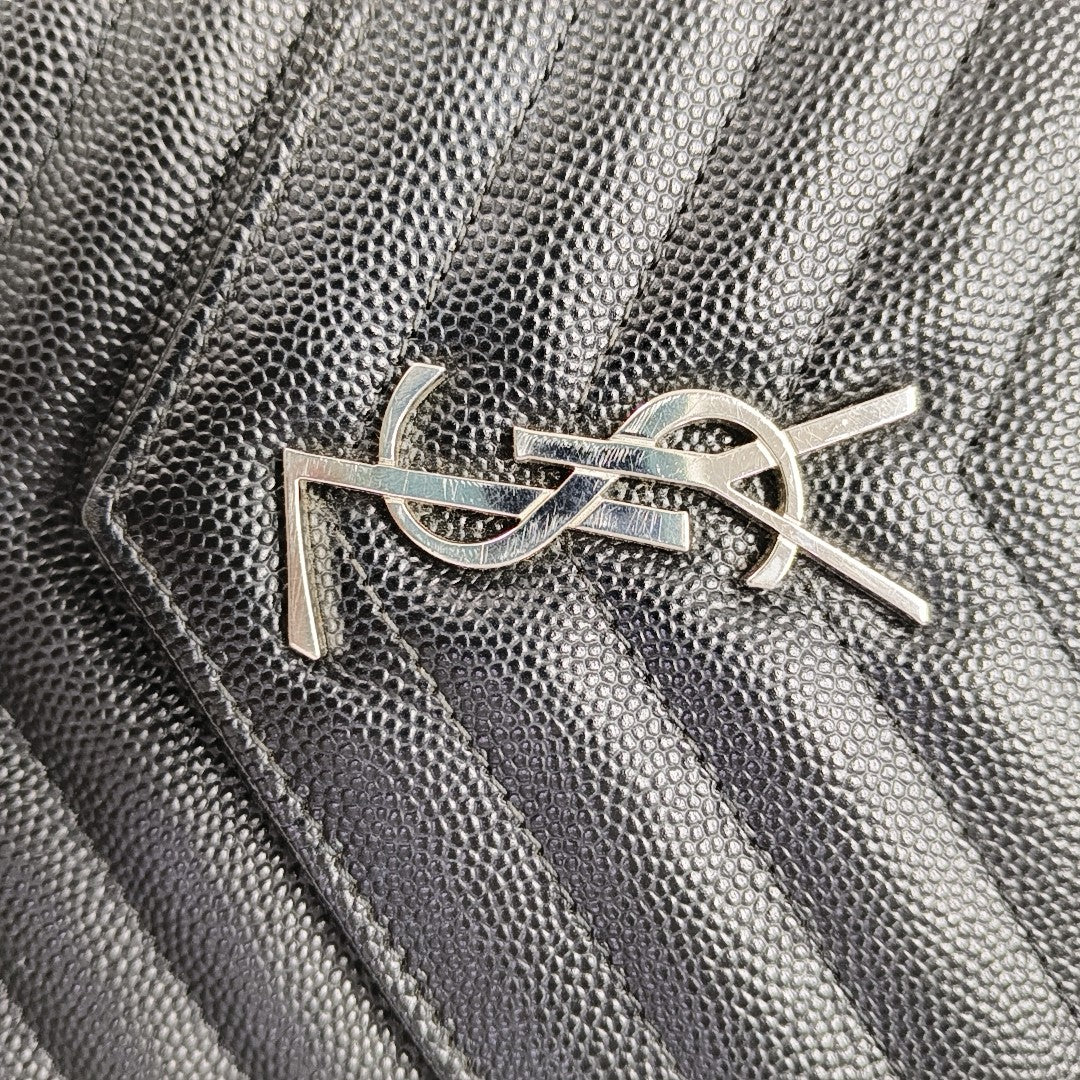 MONOGRAM WOC Chevron Calfskin Black