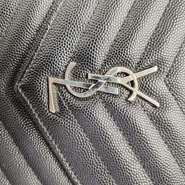 MONOGRAM WOC Chevron Calfskin Black